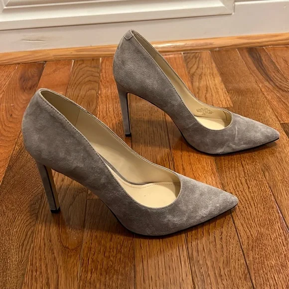 Nine West Shoes Nine West Suede Tatiana Pointy Toe Pumps